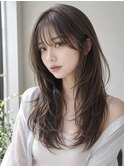 アッシュベージュ/グレージュカラー/レイヤーカット/髪質改善