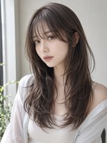 シンク オモテサンドウ(sync omotesando)&nbsp;アッシュベージュ/グレージュカラー/レイヤーカット/髪質改善