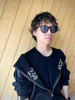 メンズサロン イロ(Men‘s salon IRO)&nbsp;メンズ ハイライト カーリー パーマ
