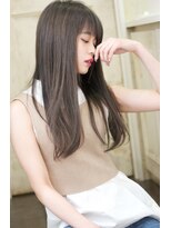 マリアバイアフロート(Maria by AFLOAT) エフォートレにバレイヤージュ透明感グレージュロング