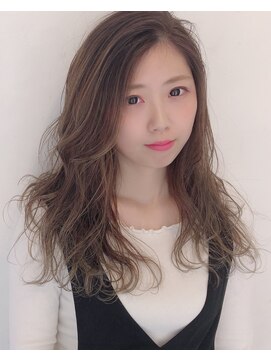 ザブックハンドサロン(The book hand salon) グレージュロングレイヤー