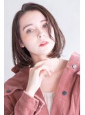 【LANY 横浜】 ゆるふわミディアムレングス×ナチュラルベージュ