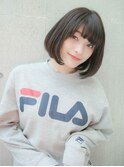 ボブでも自然なストレート☆