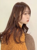 ユーフォリア 銀座(Euphoria)&nbsp;大人かわいい☆イルミナカラー♪シアーピンクベージュ担当:中間