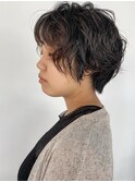 nuance perm × short bob