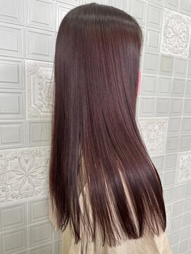 ルシエ(LUCIE) ピンクレッドストレート