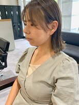 サロンドミルク 新百合ヶ丘店(salon de MiLK)&nbsp;《お客様スタイル　五月女》パツッとラインが可愛い、外ハネボブ