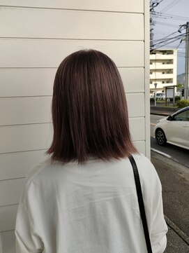 ヘアーメイク ドット(HairMakeDOT) 落ち着いたピンクベージュ