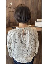 トルヴェ(Toruve)&nbsp;大人女性の髪質改善ストレート×ショートボブ