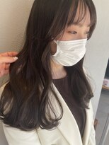 ジレ(giLet)&nbsp;シースルーバング×ウェーブ巻き