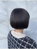 ぱつっとボブ