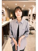 【lookat】20代30代40代 切りっぱなしボブ