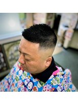 バーバーショップイシカワ(BARBER SHOP イシカワ)&nbsp;ショートハイスキンフェードスタイル
