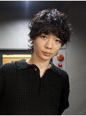 外国人風無造作パーマ