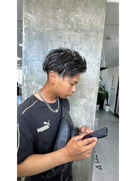 キング 高槻(K!ng) 縮毛矯正髪質改善ハイライトレイヤーカット高槻美容室エクステ