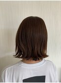 大人かわいい外ハネくびれヘア×うる艶秋カラー