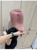 ホワイトピンク/ピンクカラー/横浜美容室