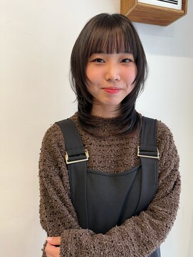 クイ(quii) ★韓国ヘアハッシュカット/レイヤーカット前髪顔周りミニウルフ