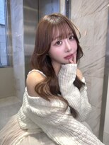 リリー(Lilley)&nbsp;マロンベージュ×小顔レイヤー×韓国風巻き×髪質改善