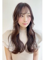 バイエイト(X８) 韓国風くびれレイヤー×透明感ラベンダーグレージュ