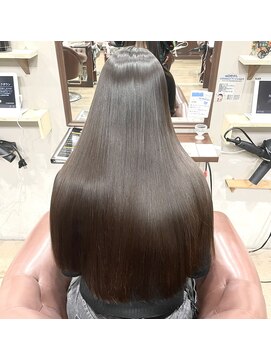 美容室 フラウ 横江店 ロング×髪質改善ストレート×水素