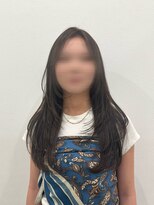 ジーナ 熊本(Zina)&nbsp;レイヤーカット×透明感カラー×オリーブグレージュ