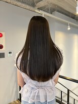 ヌープヘアーアイス(NUUP.hair ici)&nbsp;ブリーチなし◎秋オリーブグレージュ透明感カラーマロンベージュ