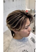 オーシャントーキョー 仙台(OCEAN TOKYO)&nbsp;フェザーショートニュアンスパーマセンターパートツーブロック