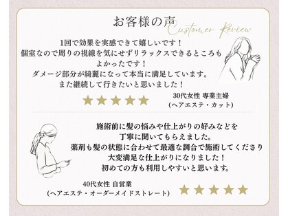 マタンヘアー(Matin hair)の写真