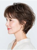 クラゲヘアー/小顔/ココアベージュ/オリーブグレー/川西