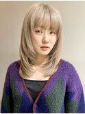 ホワイトベージュ☆レイヤー