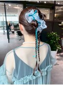 ロング韓国ヘアおくれ毛前髪カット_ba571811