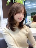 小顔レイヤーカットミディアムレイヤーレイヤーロング【日本橋】