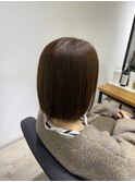 美髪_髪質改善_オリーブベージュ