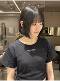 オリーブグレージュ/透明感カラー/レイヤーカット/恵比寿駅