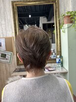 ネクサス ロット 八千代台店(NEXUS-Lot)&nbsp;50代からの上品ショートは白髪ぼかし×カラーエステで艶めく髪へ