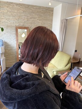 カルマ(CALMA) 【お客様スタイル】スタイリングが難しくないレイヤーボブ