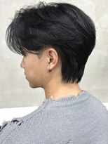ニコトウキョウ 新宿(nico TOKYO) メンズセンターパートウルフセンターパートニュアンスパーマ襟足
