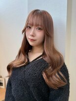ロンドアベニール 北千住(Lond avenir)&nbsp;グレージュ/韓国風レイヤーカット/髪質改善/シースルーバング