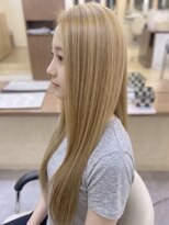 ビーワンヘアー 藤井寺 土師ノ里(B1hair)&nbsp;ハイトーン/ロング/艶髪