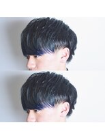 ザ オーダー(THE ORDER)&nbsp;前下がりマッシュブリーチカラー刈り上げデザインカラー