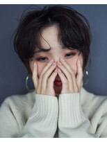 ニコヘアー(niko hair) 伸ばしかけ前髪に前髪パーマ