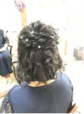 ボブハーフアップアレンジ【ヘアアレンジ　立川/立川南/八王子】