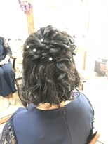 ロカット サロン(Roquat Salon)&nbsp;ボブハーフアップアレンジ【ヘアアレンジ　立川/立川南/八王子】