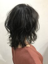 アリウス(ALIUS by posh) 【ALIUS 池袋 小川真一】ブルーアッシュグレージュミディ
