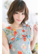 エアリーボブで美人顔♪ひし形シルエットb