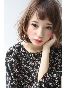 トゥーリ 筑紫野店(tuuli) tuuli筑紫野店☆ 大人かわいいブランジュ前下がりボブ