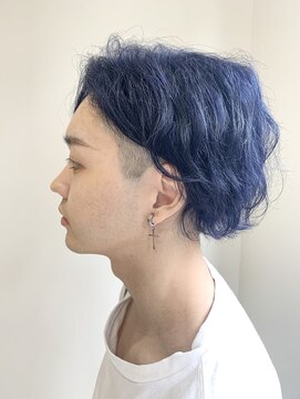 レーヴ(Reve) men's　ウェーブstyle×navy　color【レーヴ】