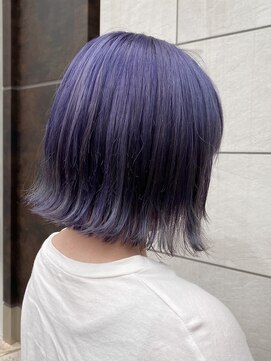 レンク(LENC) ブルーラベンダー×ブリーチカラー×アリサ