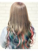 福嶋 裕人 ※ハイライトグラデーション_ユニコーンカラー